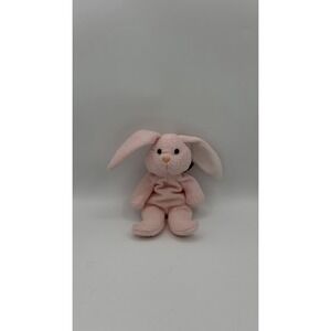 1999 Avon Full O' Beans Pink Bunny Rabbit Twinks  April 19th Diamond Birthstone